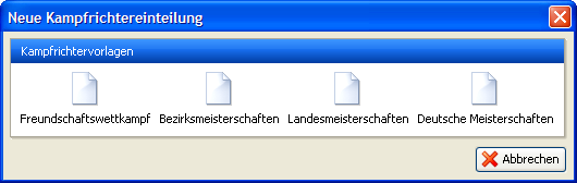 Kampfrichtervorgabe wählen