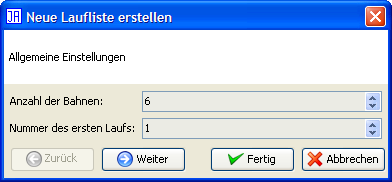 Schritt 1: Allgemeine Einstellungen