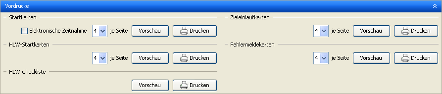 Drucken: Vordrucke