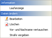 Meldungen: Rechtsklick