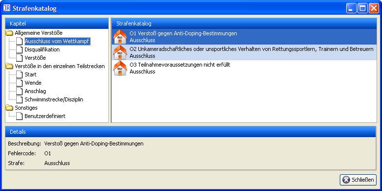 Strafenkatalog