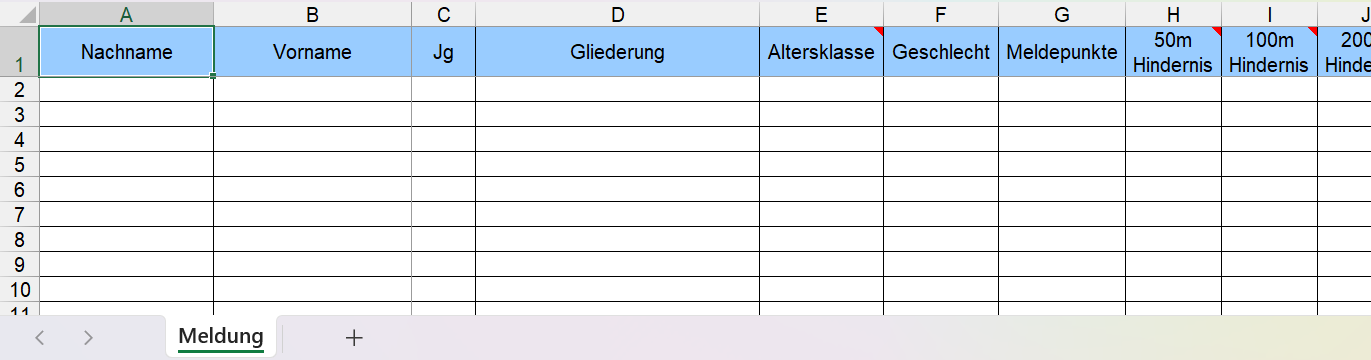 Meldeunterlagen Einzelmeisterschaften (kompakt)